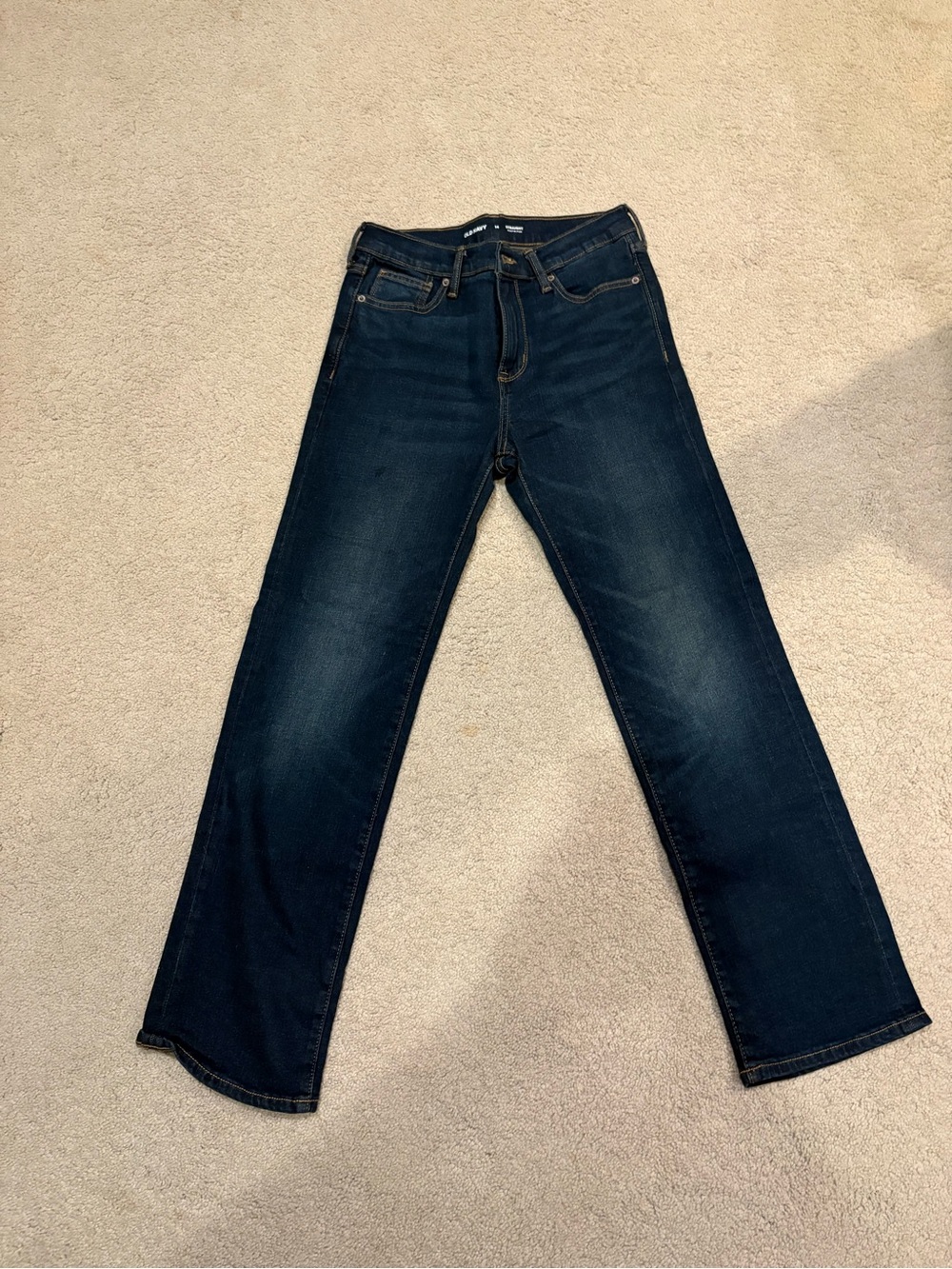 Old Navy Boys Navy Straight Jeans